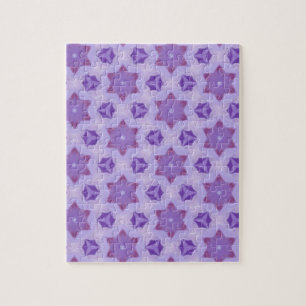 Purple Stars Jigsaw Puzzle