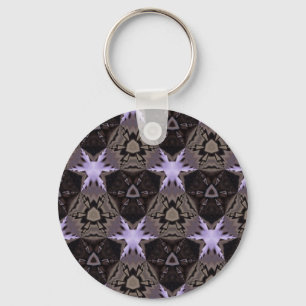 Purple Stars Keychain
