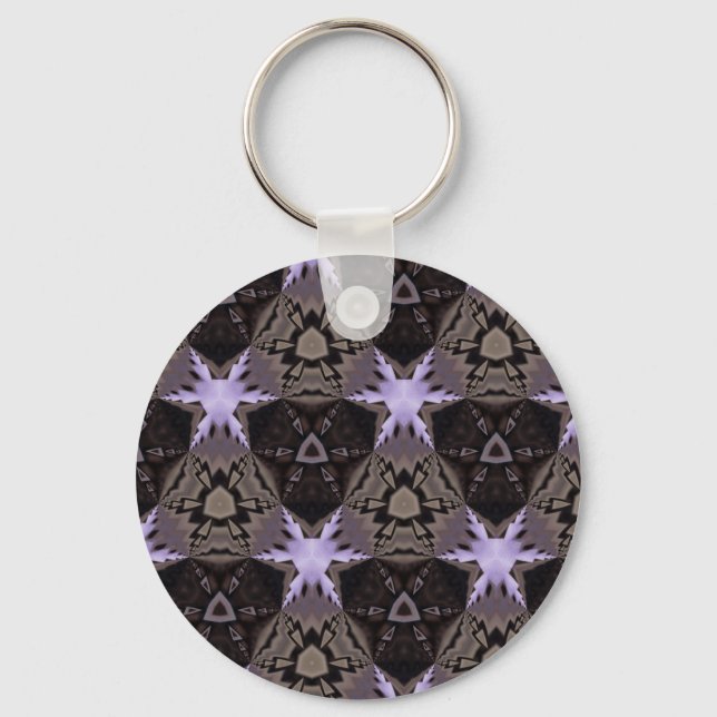 Purple Stars Keychain (Front)