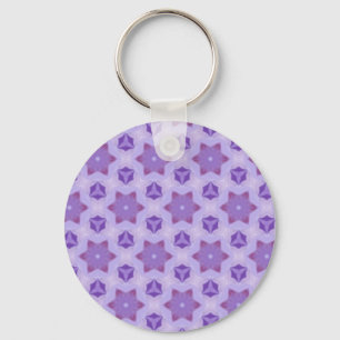 Purple Stars Keychain