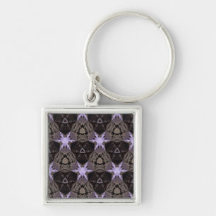 Purple Stars Keychain