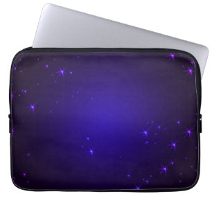 Purple Stars Laptop Sleeve