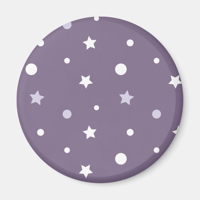 Purple Stars Magnet (Front)