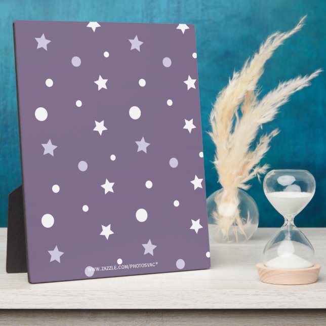 Purple Stars Plaque (Side)
