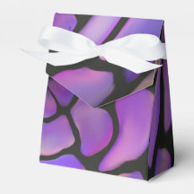 Purple Stone Gift Bag with Bow