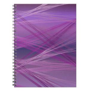 Purple Streaks Notebook