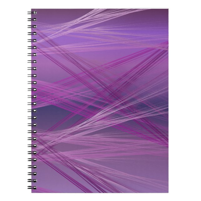 Purple Streaks Notebook (Front)