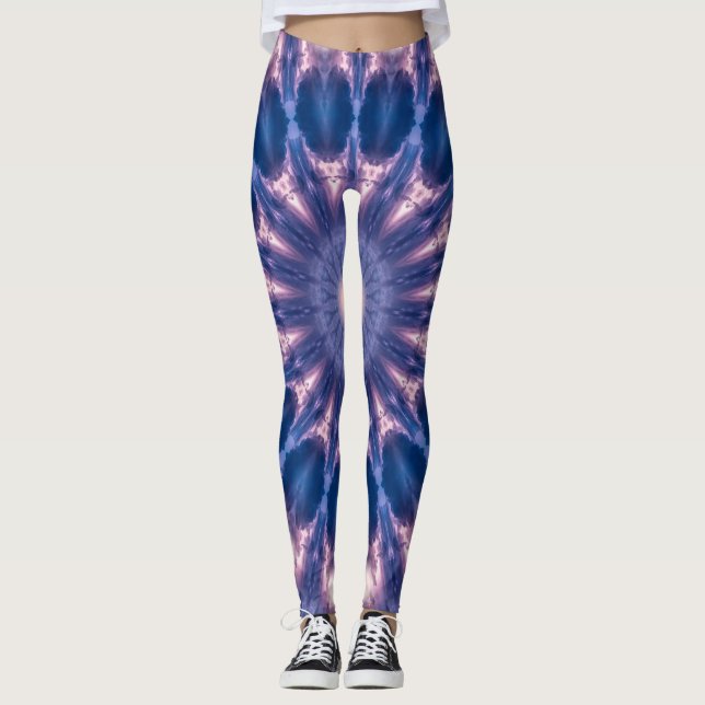 Purple Strength Leggings (Front)