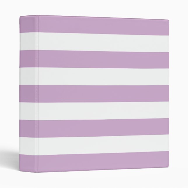 Purple Stripe Binder (Front/Spine)