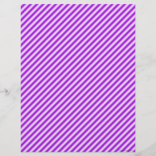 Purple Striped Scrapbook Paper