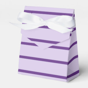 Purple Striped Tent Favour Box