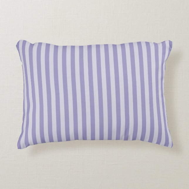 Purple Stripes Accent Pillow (Front)