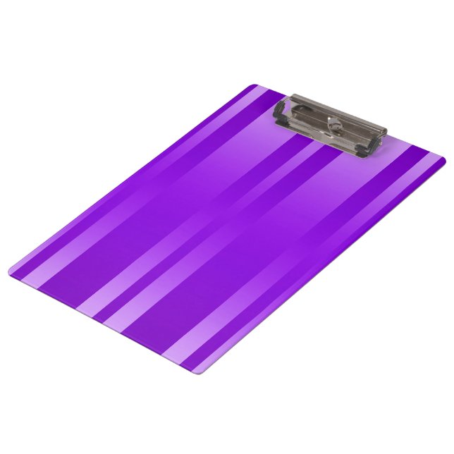Purple Stripes Background Clipboard (Angled)