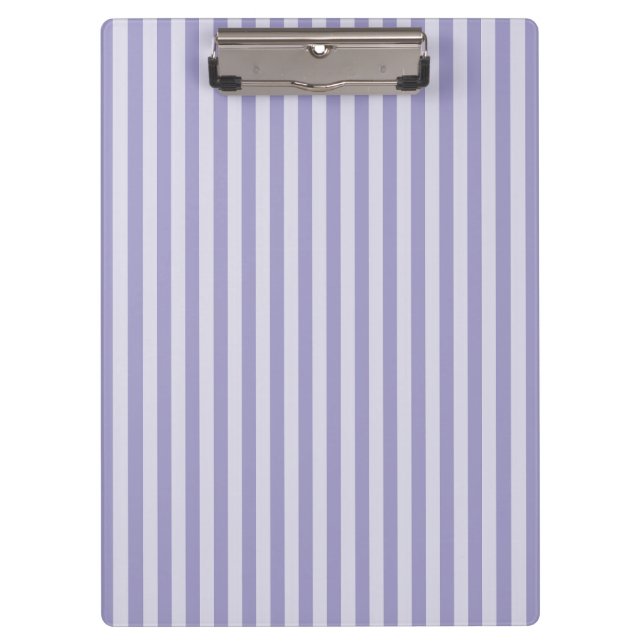 Purple Stripes Clipboard (Front)