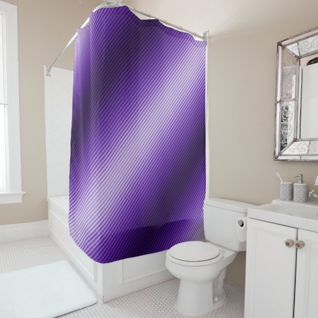 Purple Stripes Diagonal Texture Look  (In Situ)
