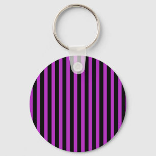 Purple Stripes Keychain
