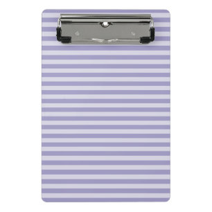 Purple Stripes Mini Clipboard