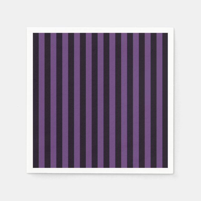 Purple Stripes Napkin (Front)