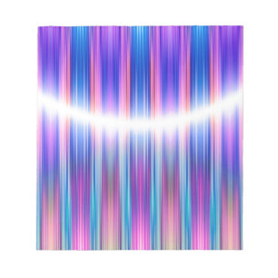 Purple stripes pattern notepad