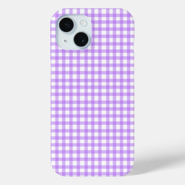 Purple Stripes Patterns Cute Case-Mate iPhone Case (Back)