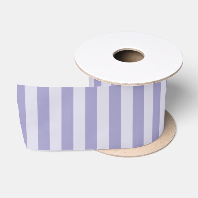 Purple Stripes Satin Ribbon (Spool)