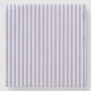 Purple Stripes Stone Coaster