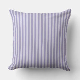 Purple Stripes Throw Pillow