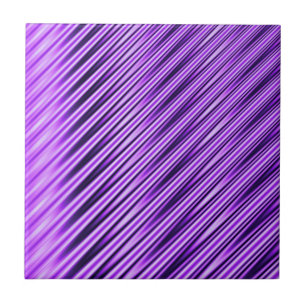 Purple Stripes Tile