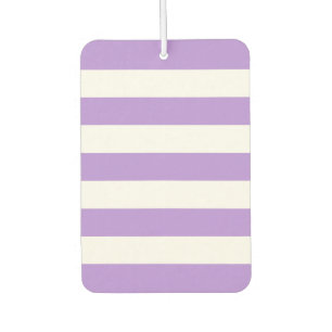 Purple Stripes, White Stripes, Striped Pattern Air Freshener