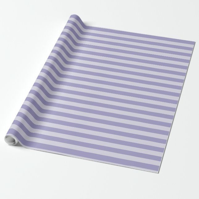 Purple Stripes Wrapping Paper (Unrolled)