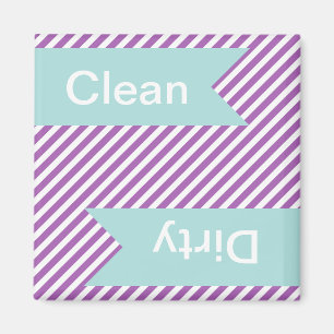 Purple Striple Clean - Magnets de lave-vaisselle s