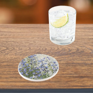 Purple Subalpine Lupine Floral Coaster