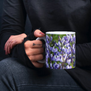 Purple Subalpine Lupine Floral Coffee Mug