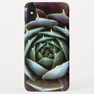 Purple Succulent Close-Up iPhone XS Max Case