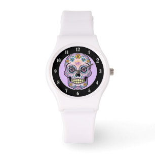 Purple Sugar Skull Watch