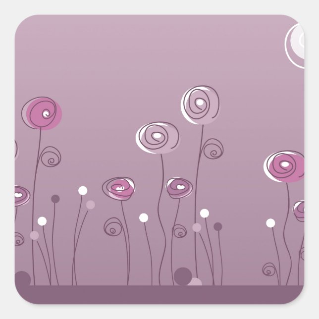 Purple Summer Sticker (Front)