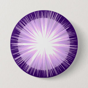 Purple Sun Fairy 3 Inch Round Button