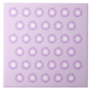 Purple sun Fairy Ceramic Tile