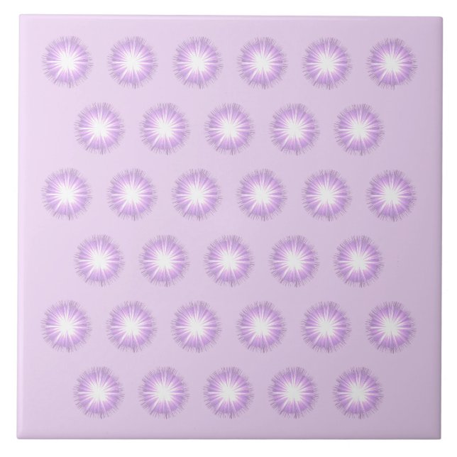 Purple sun Fairy Ceramic Tile (Front)