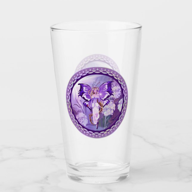 Purple sun Fairy Glass (Front)