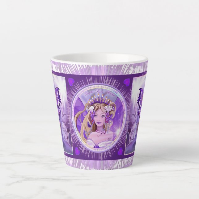 Purple Sun fairy Latte Mug (Front)