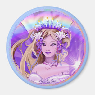 Purple Sun Fairy Magnet
