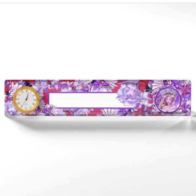 purple sun fairy nameplate (Front)