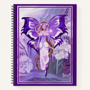 Purple Sun Fairy Notebook