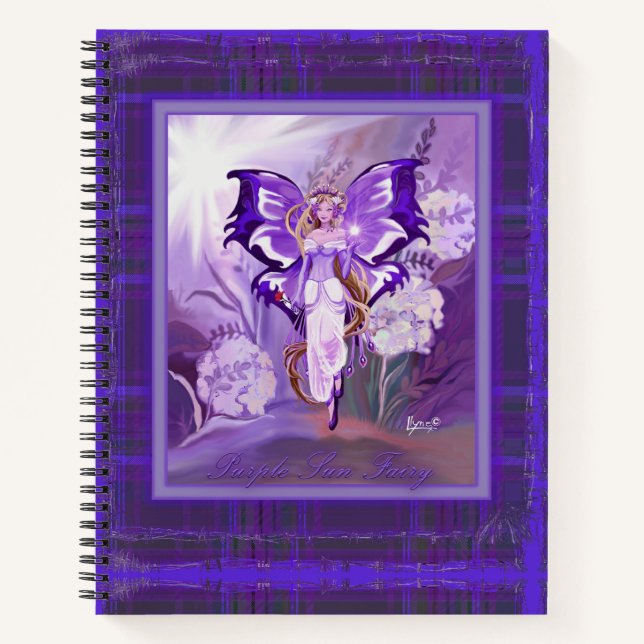 Purple Sun Fairy Notebook (Front)
