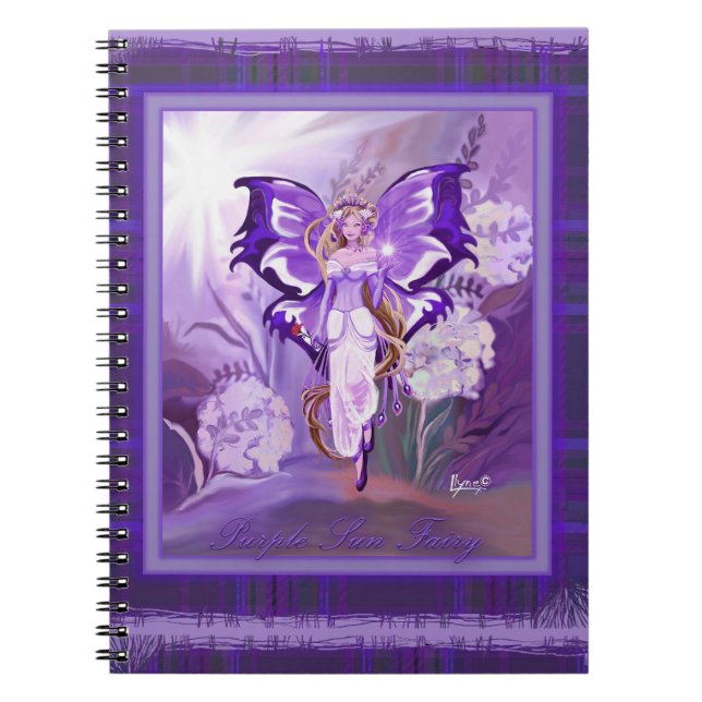 Purple Sun Fairy Notebook (Front)
