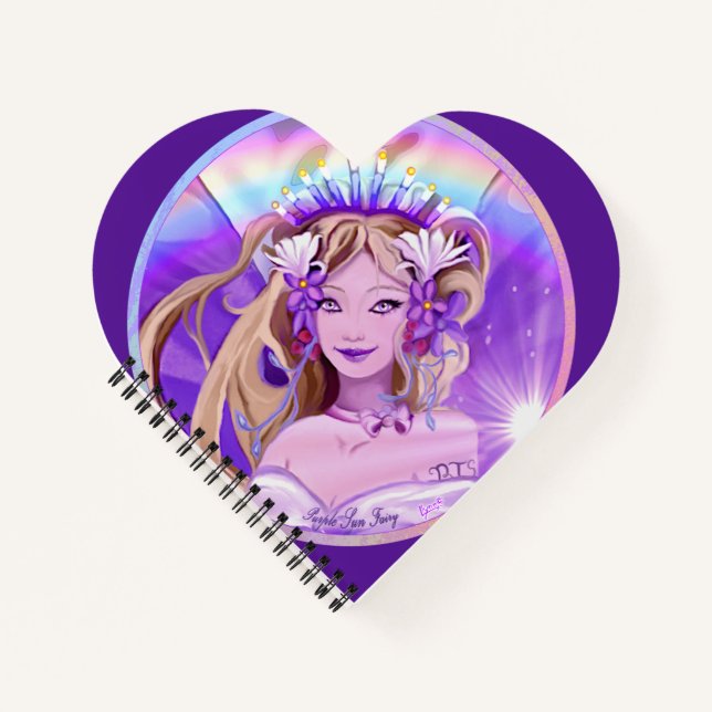 Purple Sun Fairy Notebook (Front)