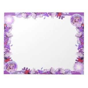 Purple sun Fairy Notepad