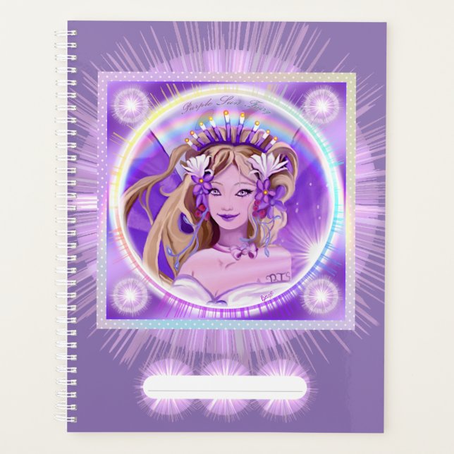 Purple Sun Fairy Planner (Front)