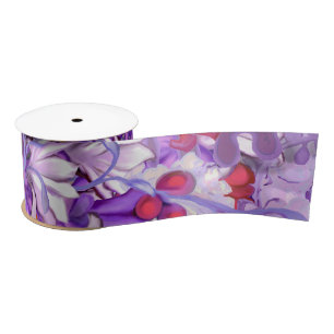 Purple Sun Fairy  Satin Ribbon